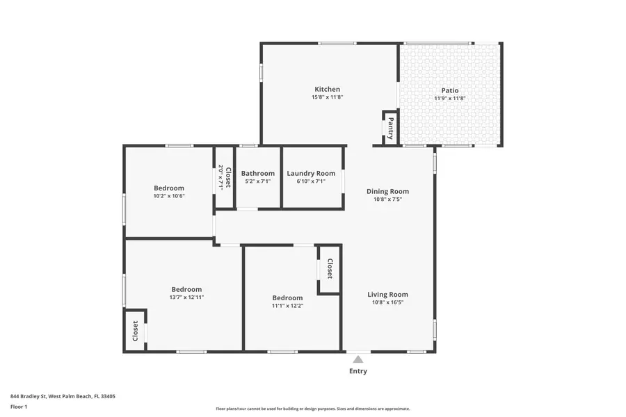 844 Bradley Street, West Palm Beach, FL 33405 - #2