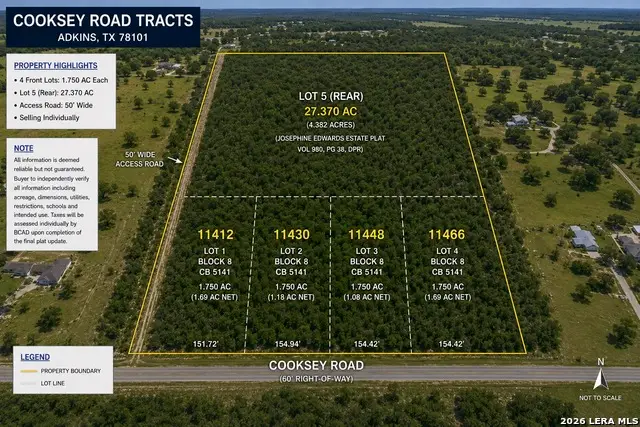 11412 Cooksey Rd, Adkins, TX 78101 - #1