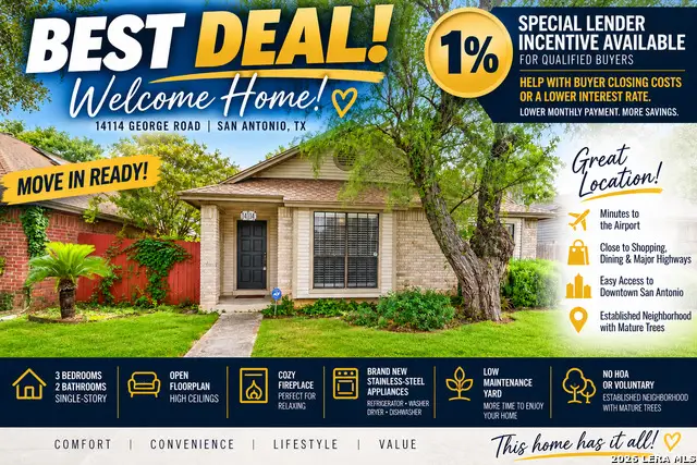 14114 George Rd, San Antonio, TX 78231 - #1