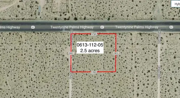 2 Acres On Hwy 62 Near Hendy's, 29 Palms, CA 92277