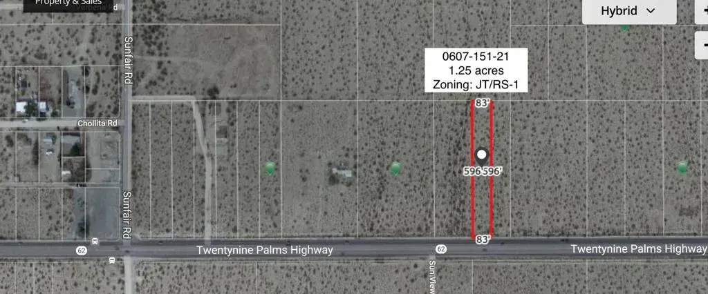1 Acres Hwy 62 Near Sunfair, Joshua Tree, CA 92252 - #1