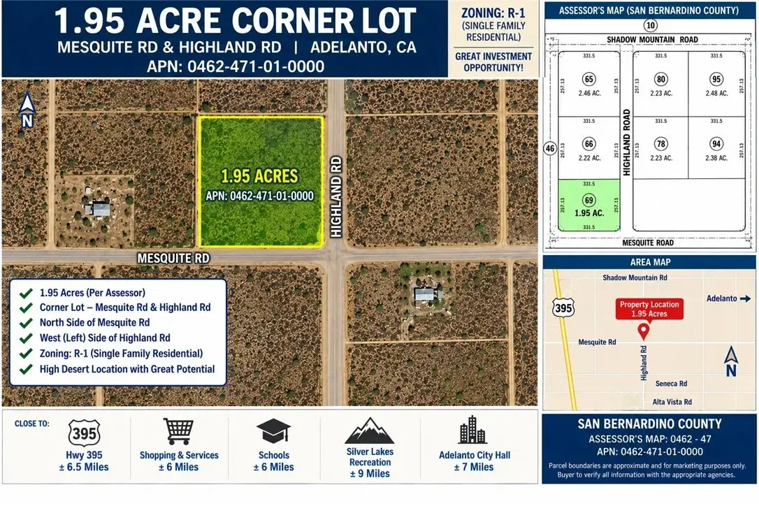 0 Mesquite, Adelanto, CA 92301 - #1