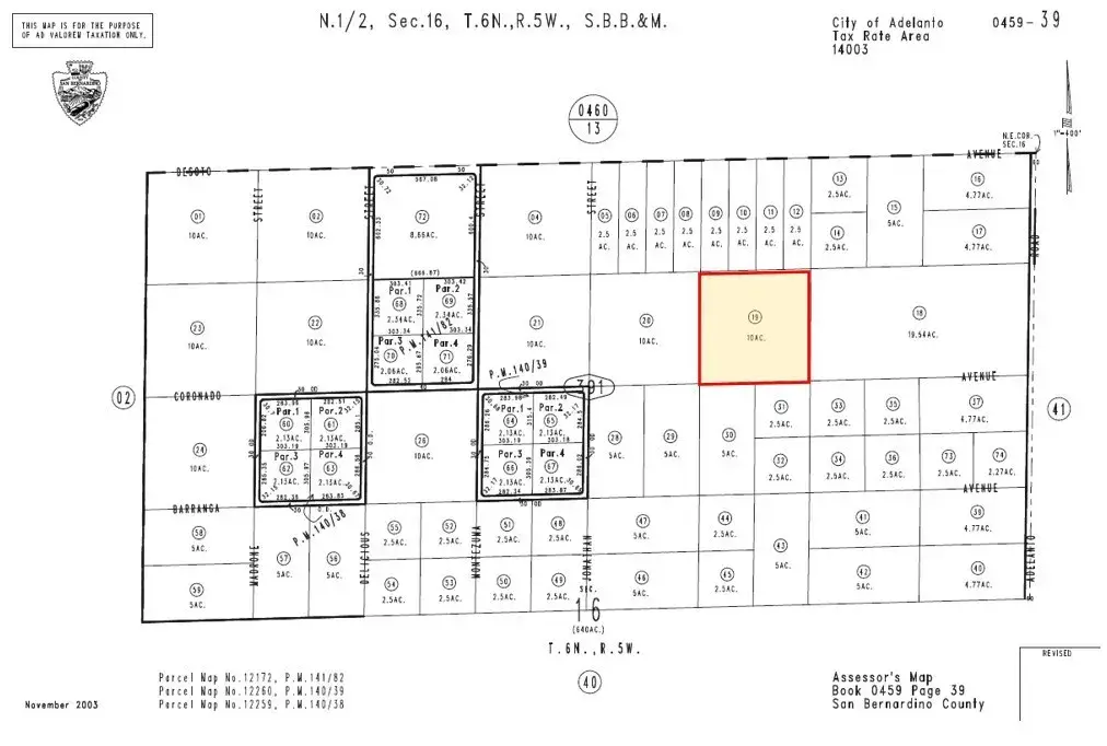 0 Coronado, Adelanto, CA 92301 - #1