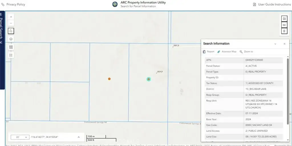 0 Cottonwood Springs, Lucerne Valley, CA 92356 - Image #1