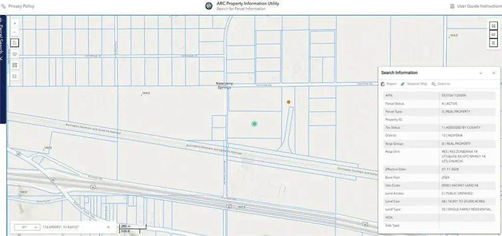0 Mountain View, Newberry Springs, CA 92365 - #1