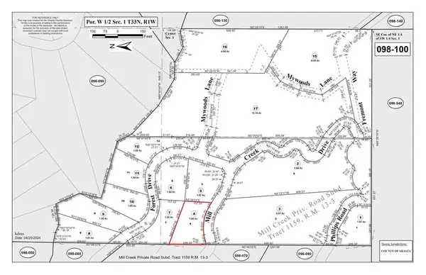 0 Mill Creek, Oak Run, CA 96069