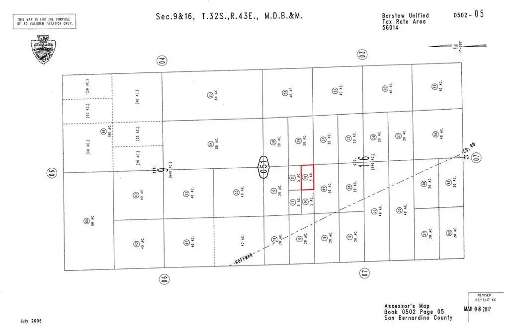 0 Hoffman, Hinkley, CA 92347 - #1
