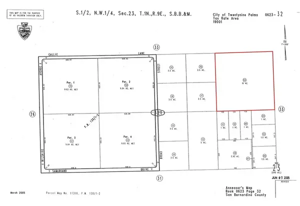0 No Address Available, 29 Palms, CA 92277