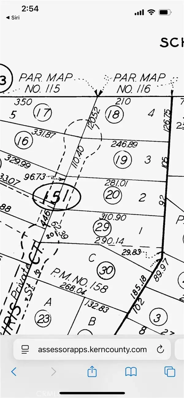 116 Parcel Map, Bodfish, CA 93205