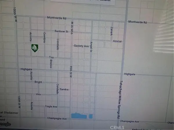 0 Acosta St /toy Ave, Rosamond, CA 93560