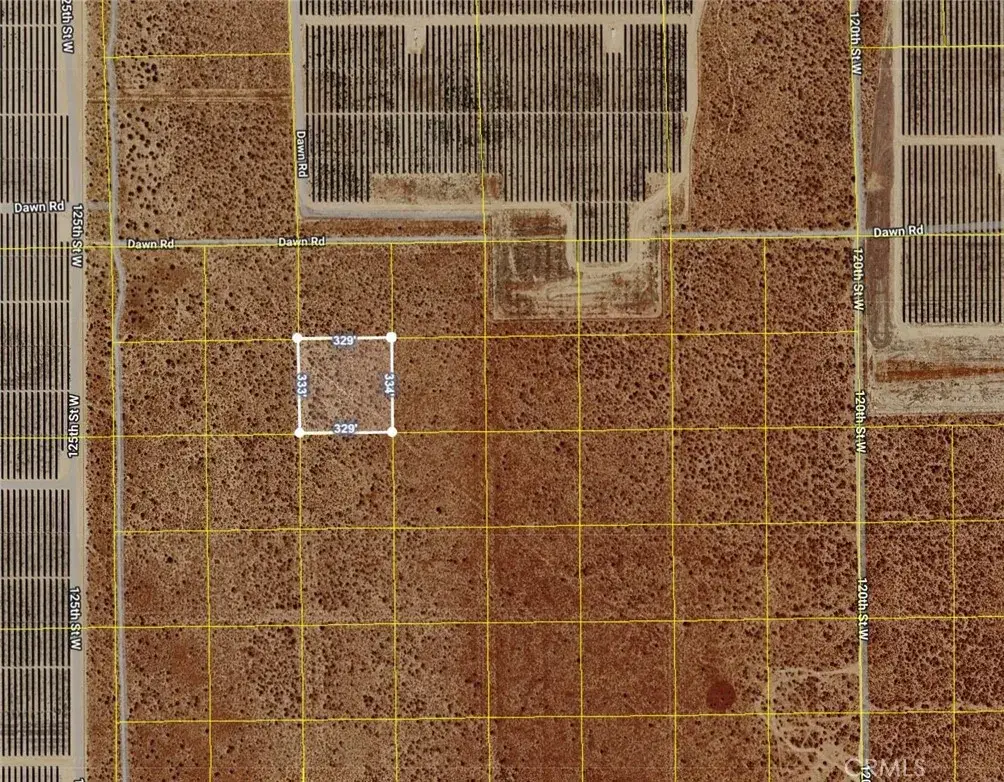 0 South Of Dawn Rd, East Of 125th St W, Rosamond, CA 93560 - #1
