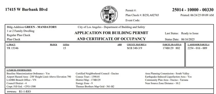 17415 Burbank Drive, Encino, CA 91316 - #2