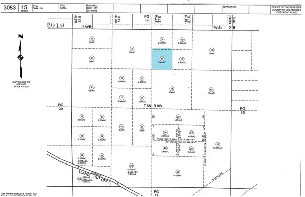 0 187th / Avenue W10, Llano, CA 93591