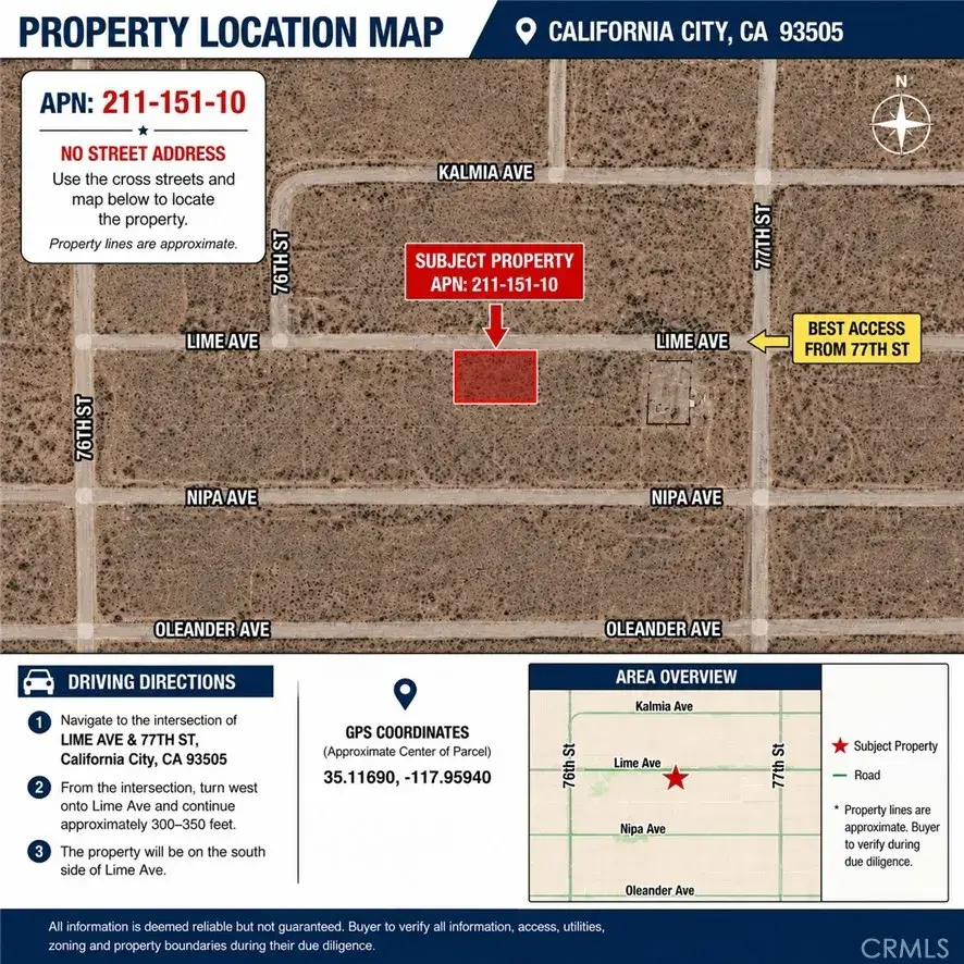 0 Lime St, California City, CA 93505 - #3