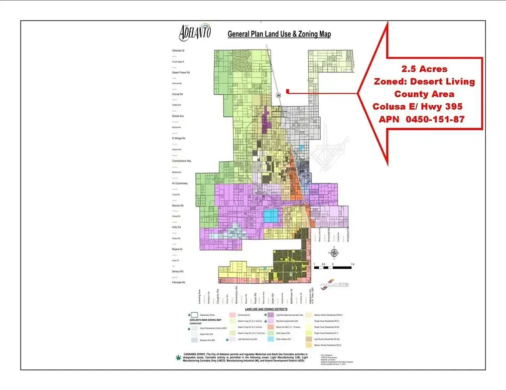 0 Colusa E 395 - 2.5ac, Adelanto, CA 92301 - #1