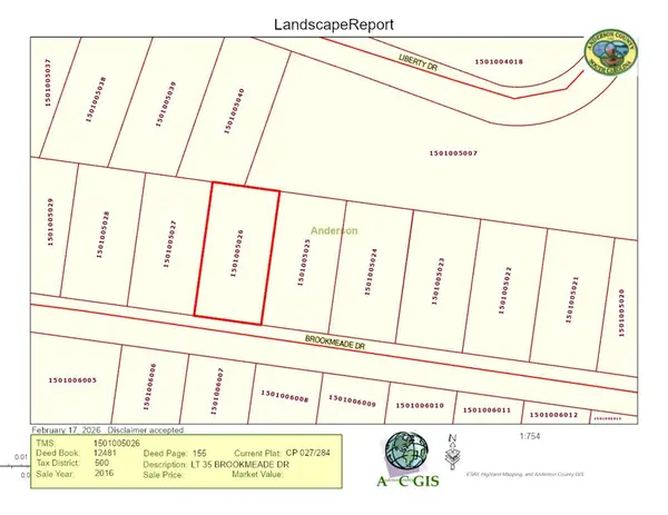 0 Brookmeade Drive, Anderson, SC 29624