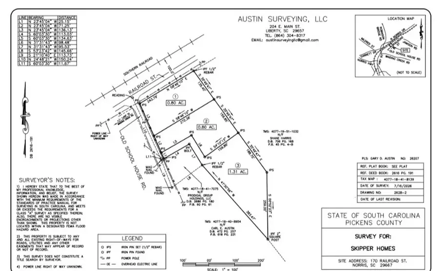 Lot 2 - Old Schoolhouse (pt Of 170 Railroad St) Road, Liberty, SC 29657 - #2