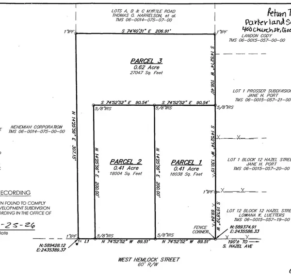 Lot 3 W Hemlock Ave., Andrews, SC 29510
