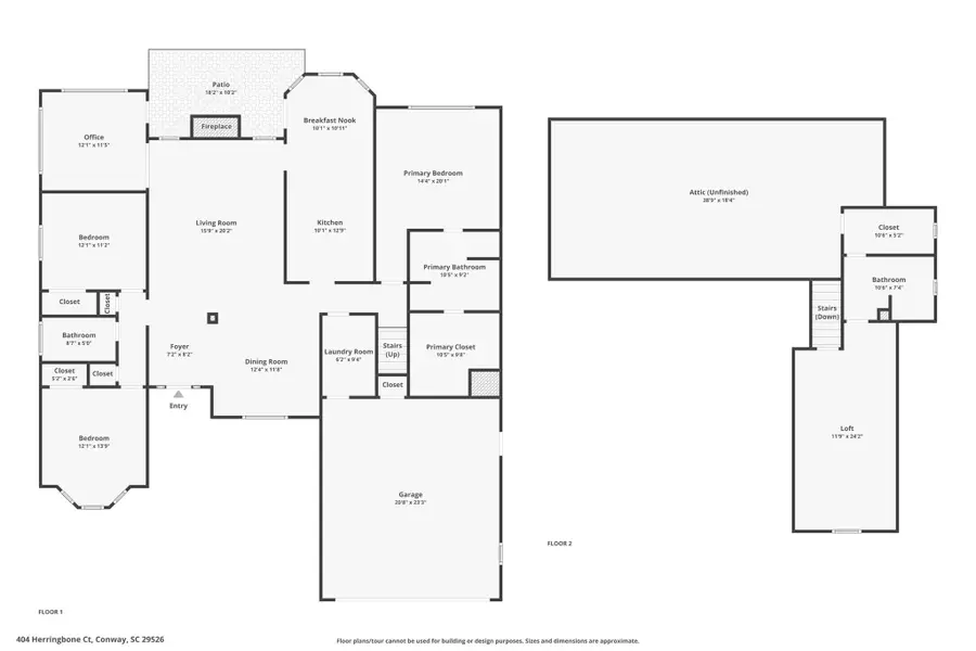 404 Herringbone Ct., Conway, SC 29526 - #2