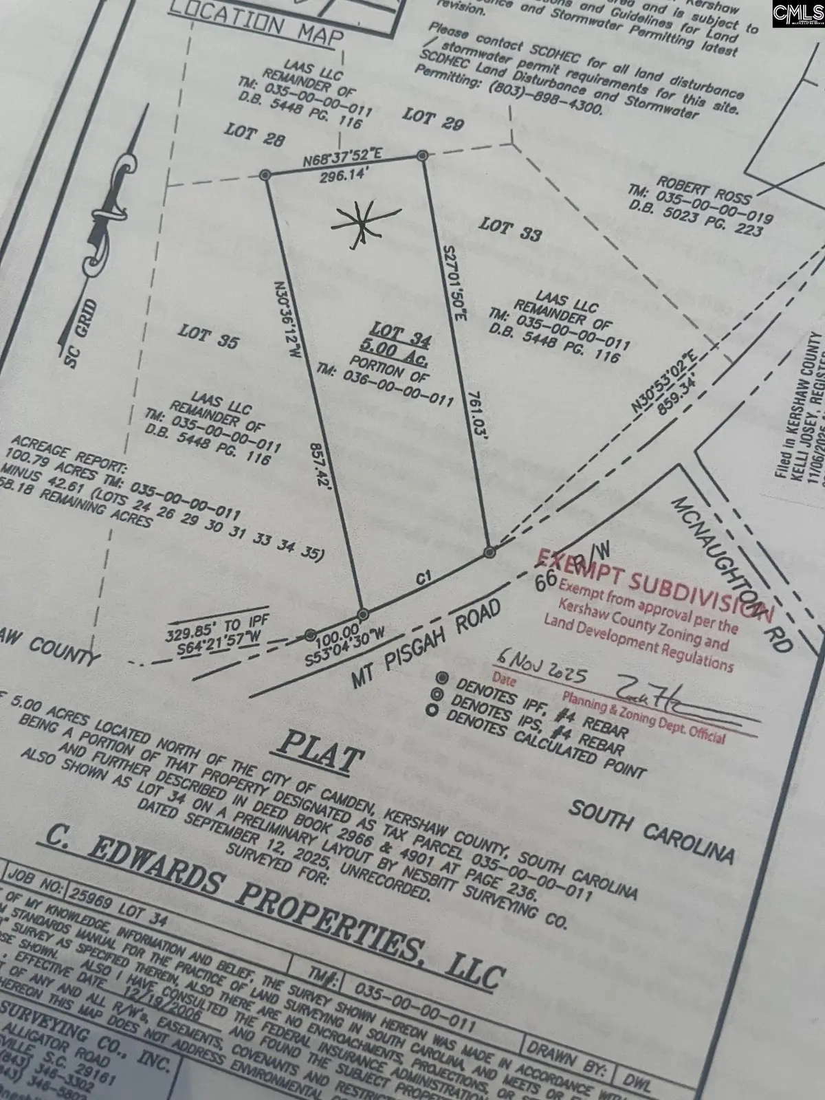 Mt Pisgah Road, Kershaw, SC 29067 - #1