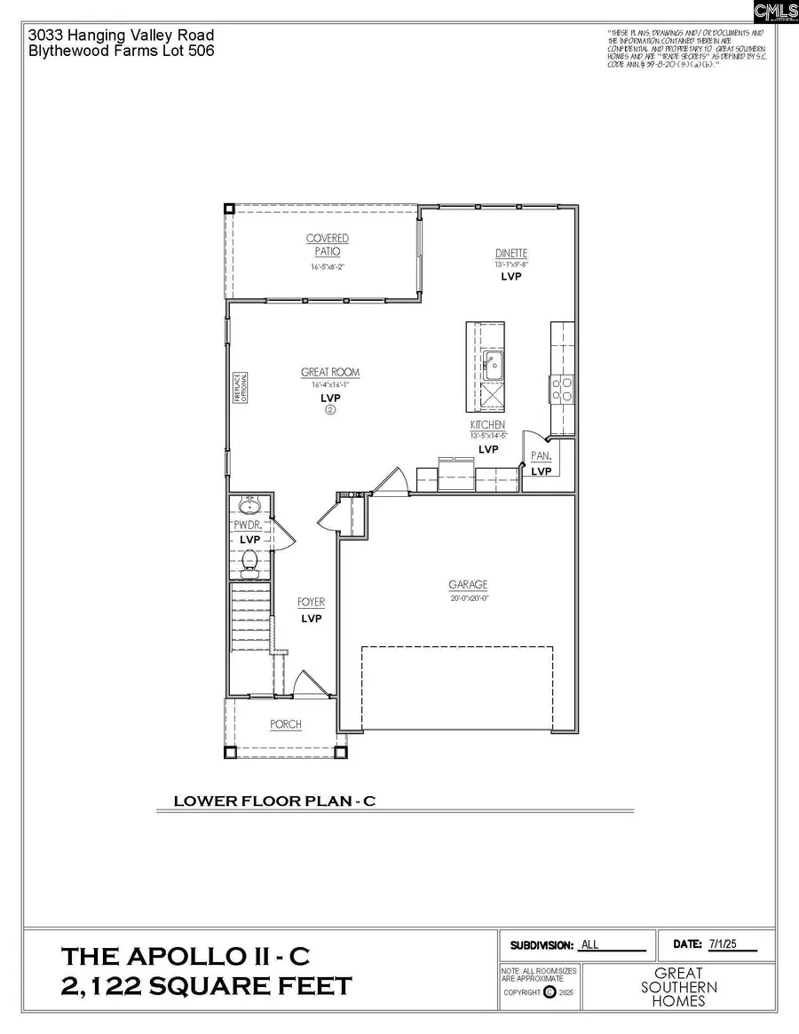 3033 Hanging Valley Road, Blythewood, SC 29016 - #3