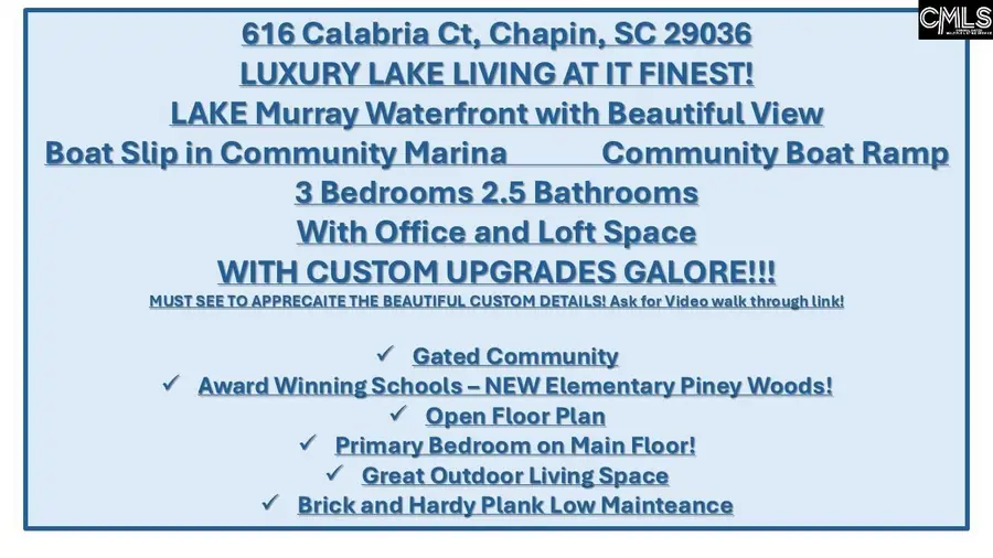 616 Calabria Court, Chapin, SC 29036 - #3