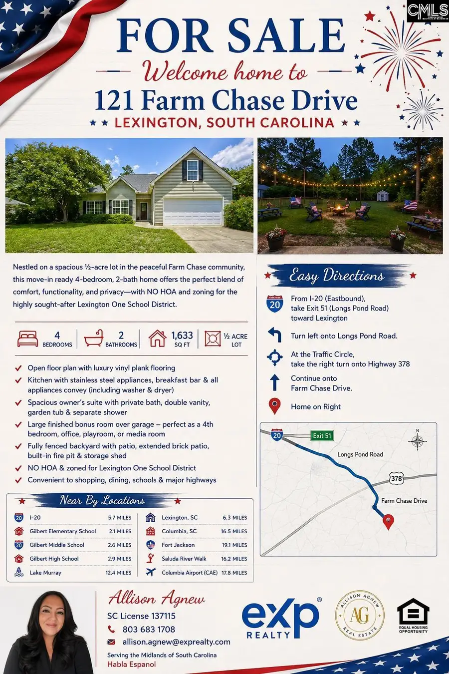 121 Farm Chase Drive, Lexington, SC 29073 - #2