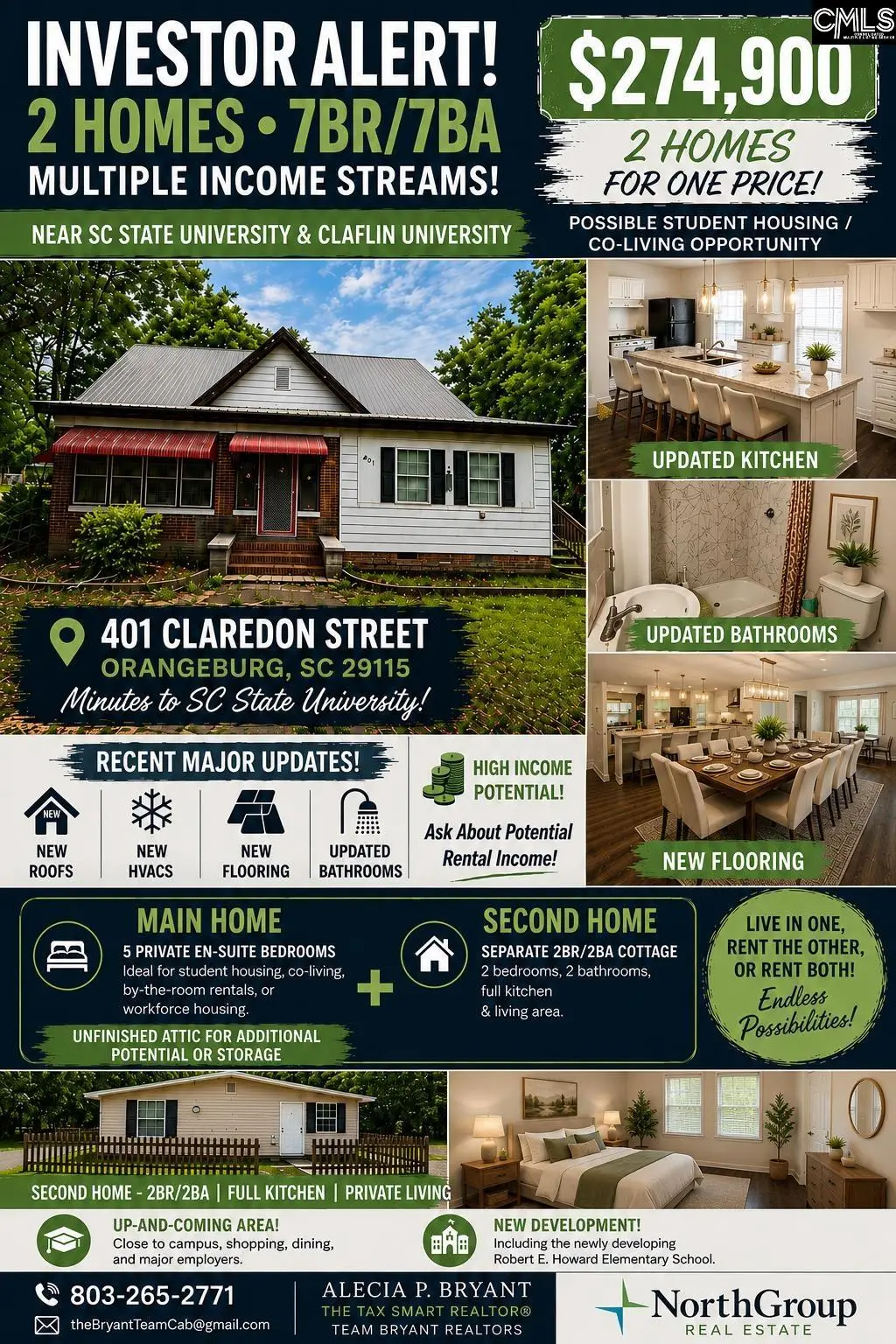 401 Claredon Street, Orangeburg, SC 29115 - #1
