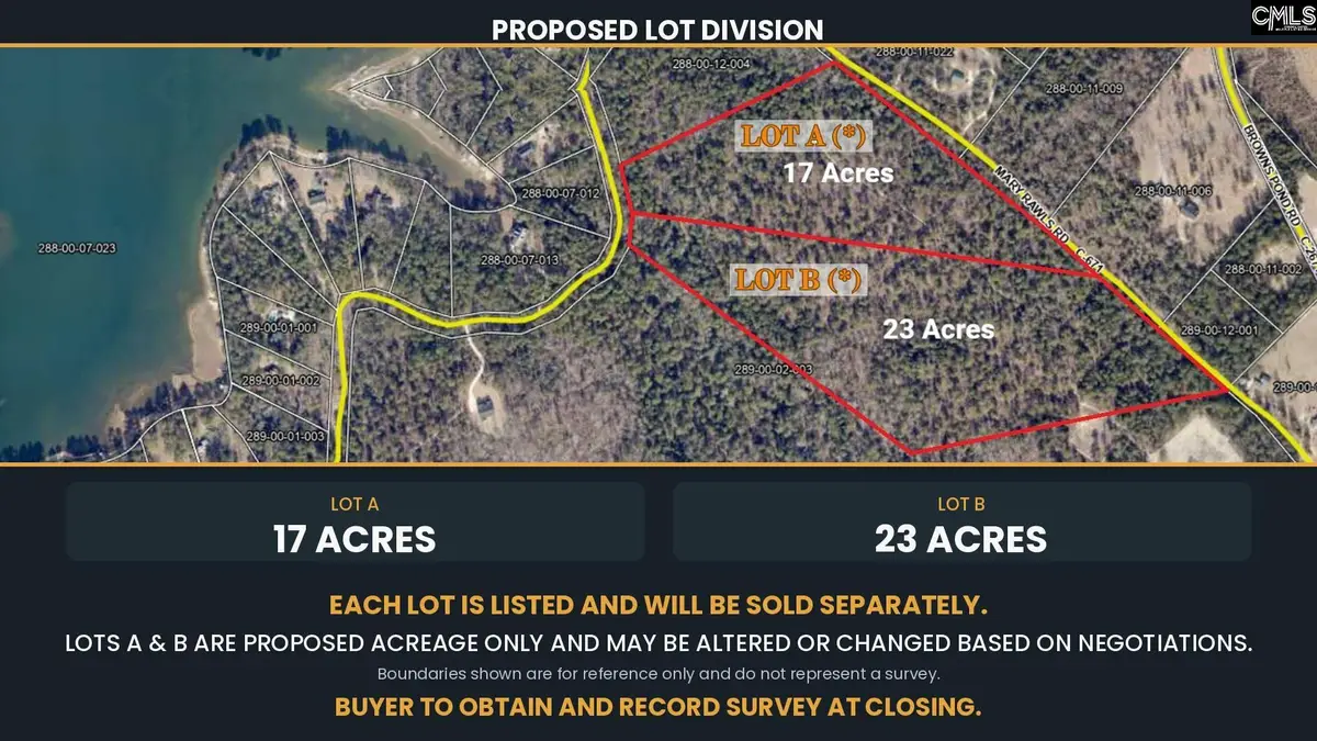 Edisto Lake Road #Lot A, Wagener, SC 29164 - #1