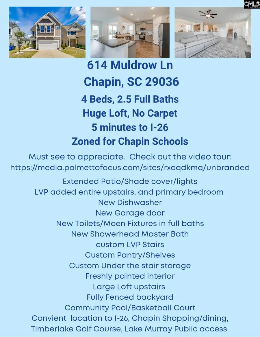 614 Muldrow Lane, Chapin, SC 29036 - #2