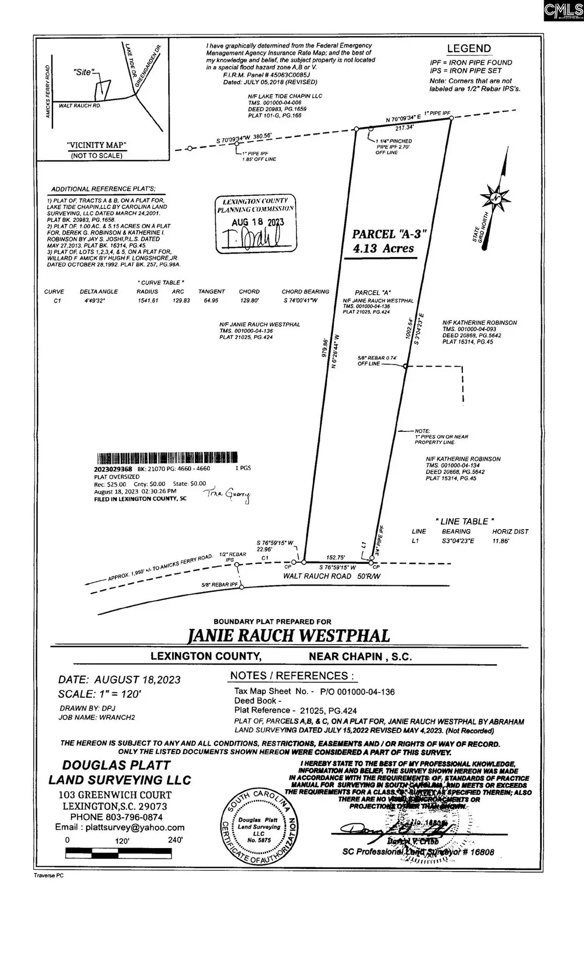 0 Walt Rauch Road, Chapin, SC 29036 - #1