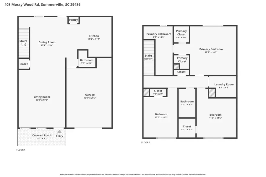 408 Mossy Wood Road, Summerville, SC 29486 - #2
