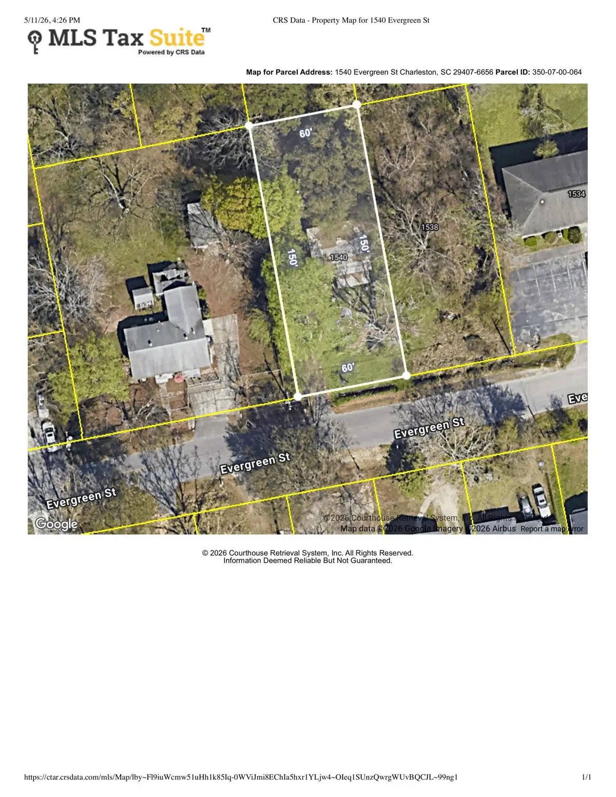 1540 Evergreen Street, Charleston, SC 29407 - #1