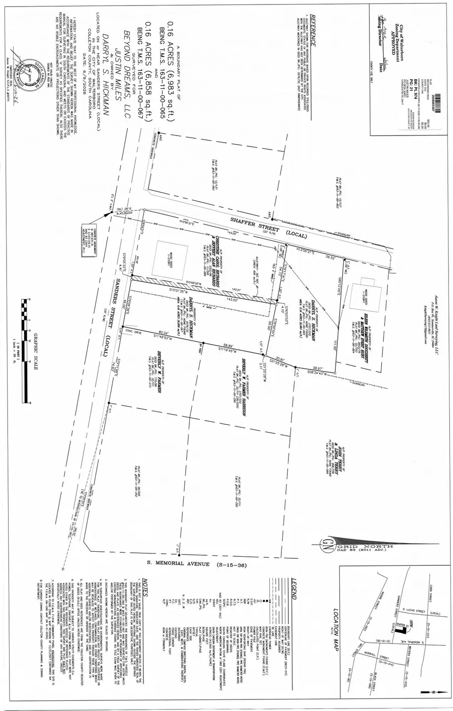 0 Shaffer Street, Walterboro, SC 29488 - #2