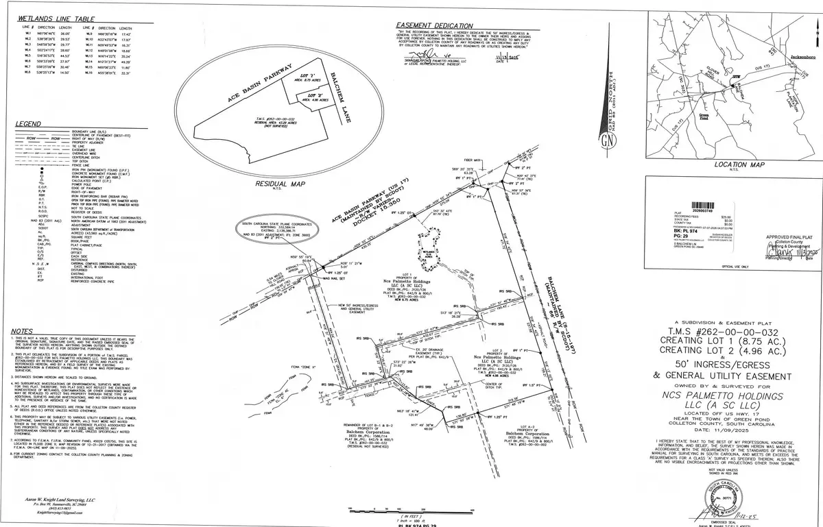 0 Ace Basin Parkway, Green Pond, SC 29446 - #1