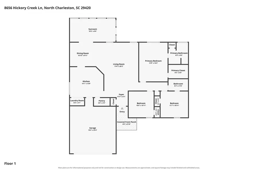 8656 Hickory Creek Lane, North Charleston, SC 29420 - #2