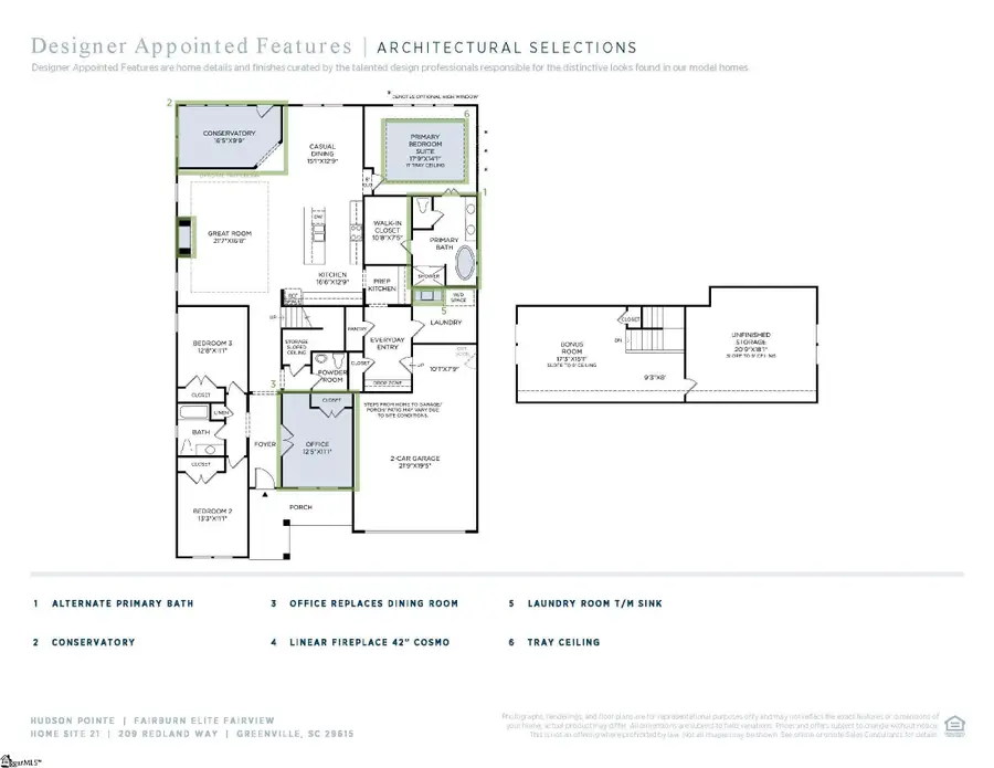 209 Redland Way #Lot21 Fairburn Fairview, Greenville, SC 29615 - #2