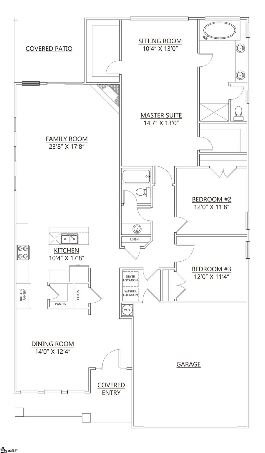 542 Woodcot Drive, Woodruff, SC 29388 - #2