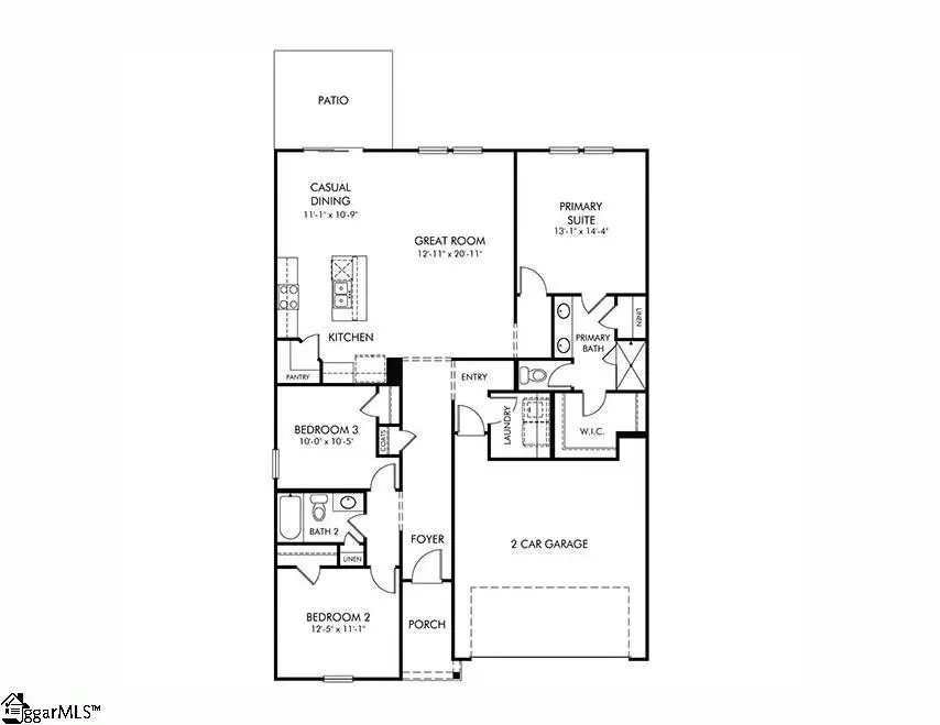 1532 Erindale Drive, Wellford, SC 29385 - #2