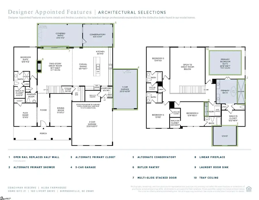 102 Livery Drive #Lot 21 Alisa Farmhouse, Simpsonville, SC 29681 - #2