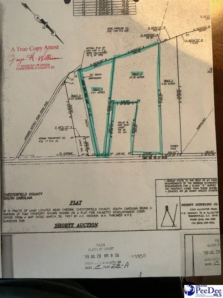 Tract 4 Hwy 52 N, Cheraw, SC 29520 - Image #2