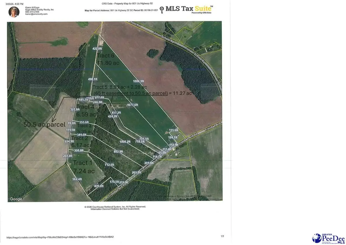 TBD Trinidad Ard Tract 2, Coward, SC 29530-5017 - #1