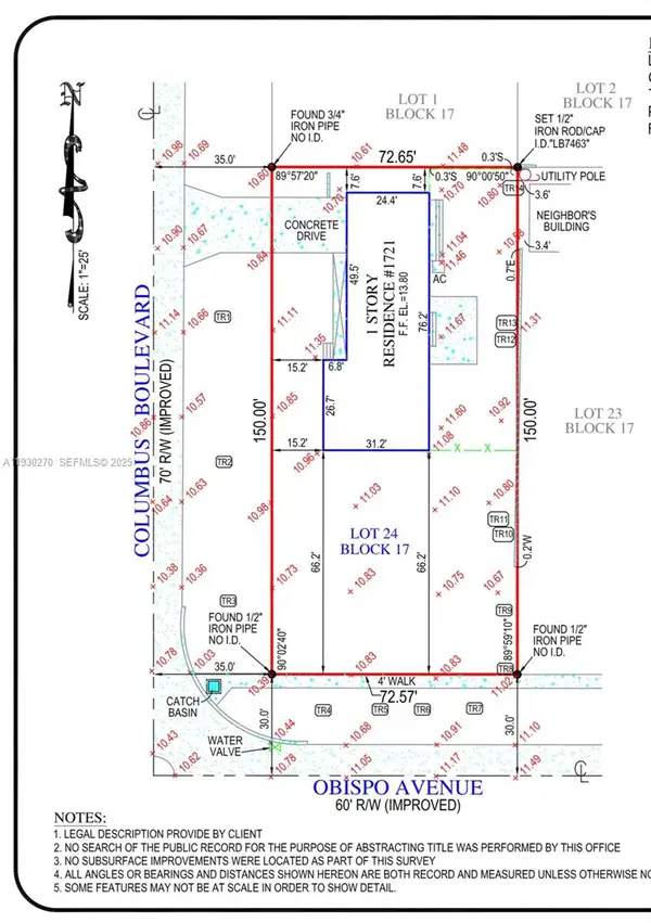 1721 Columbus Blvd, Coral Gables, FL 33134