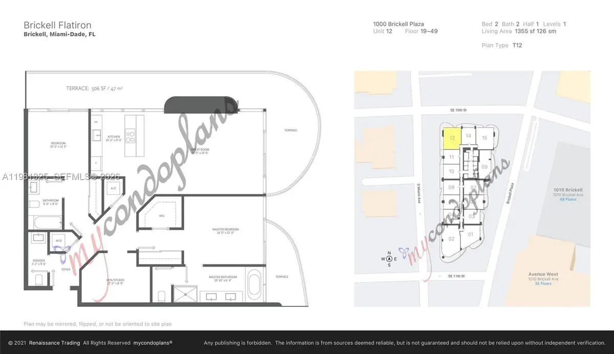 1000 Brickell Plz #2912, Miami, FL 33131 - #1