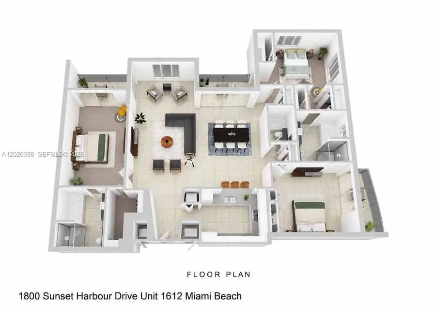 1800 Sunset Harbour #1612, Miami Beach, FL 33139 - #3