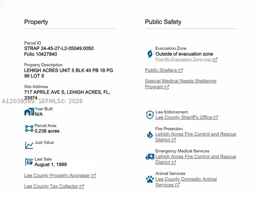 717 Aprile Ave S, Lehigh Acres, FL 33974 - #3