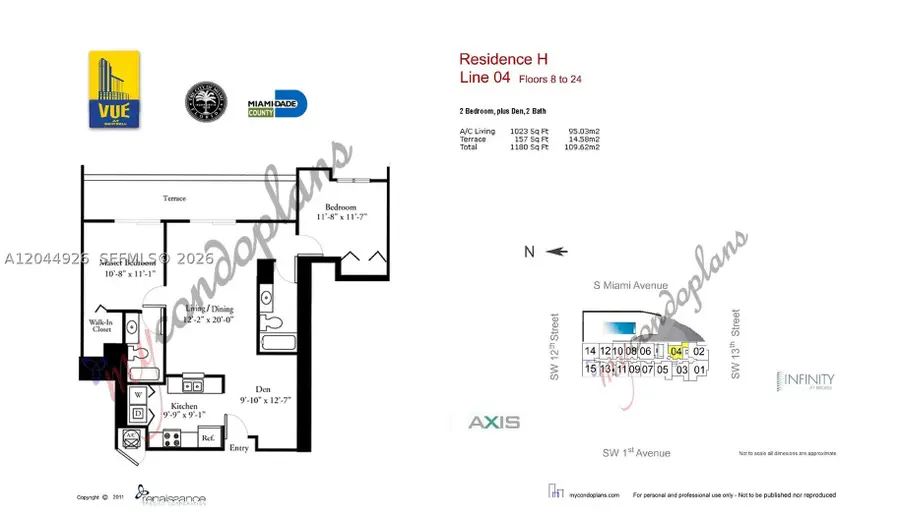 1250 S Miami Ave #2004, Miami, FL 33130 - #2