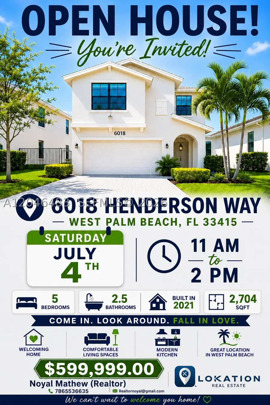 6018 Henderson Way, West Palm Beach, FL 33415 - #2
