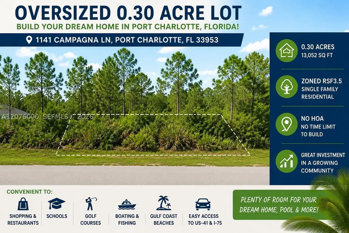 1141 Campagna Ln, Port Charlotte, FL 33953 - #1