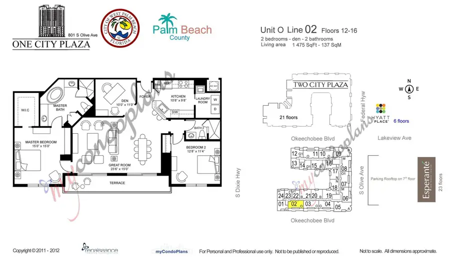801 S Olive Avenue #1402, West Palm Beach, FL 33401 - #3